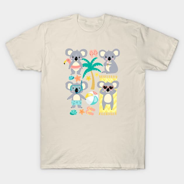 Koala Getaway T-Shirt by tangerinetane